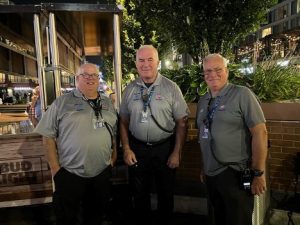 Blue Star Security officers safeguarding a recent Chicago Cubs game in Wrigley Field